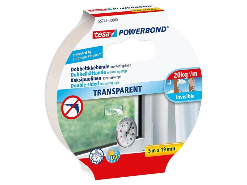 tesa Powerbond Double Sided mountings tape 5m x 19mm