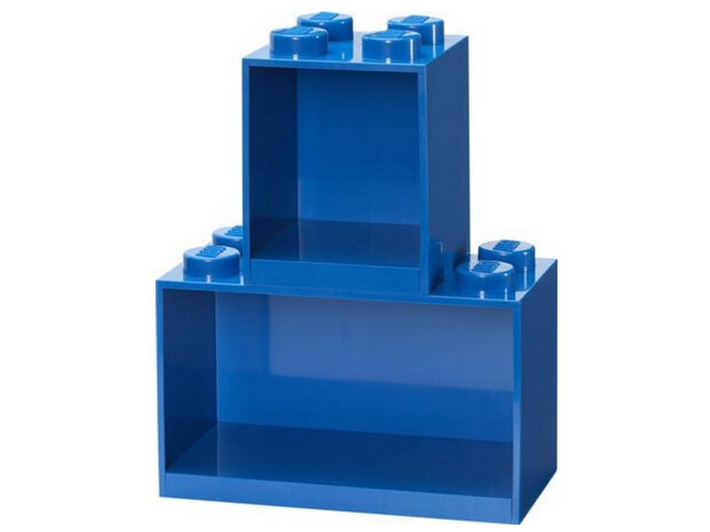 LEGO BRICK SHELF SET - BLUE