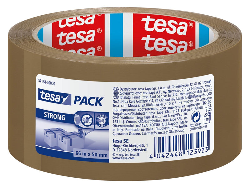 TESA pack Strong Packaging Tape 66m x 50mm Brown