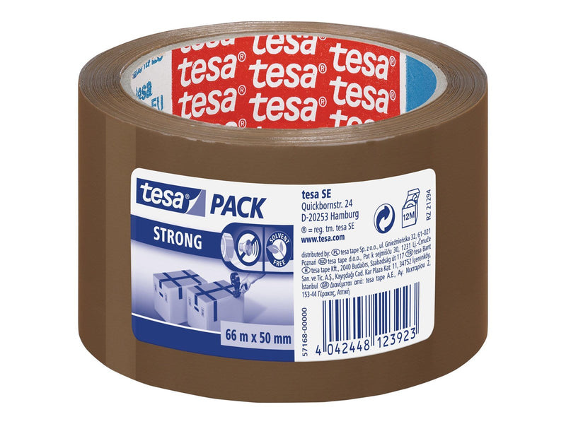 TESA pack Strong Packaging Tape 66m x 50mm Brown