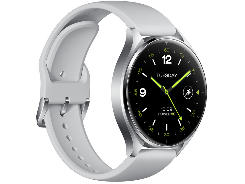 Xiaomi Watch 2 - Silver Case With Grey TPU Strap