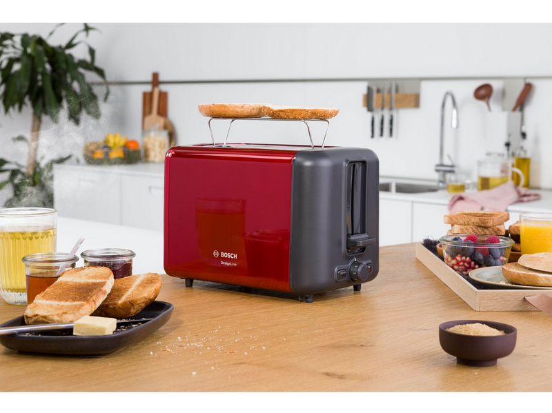 Bosch Toaster TAT3P424 - Red Metal