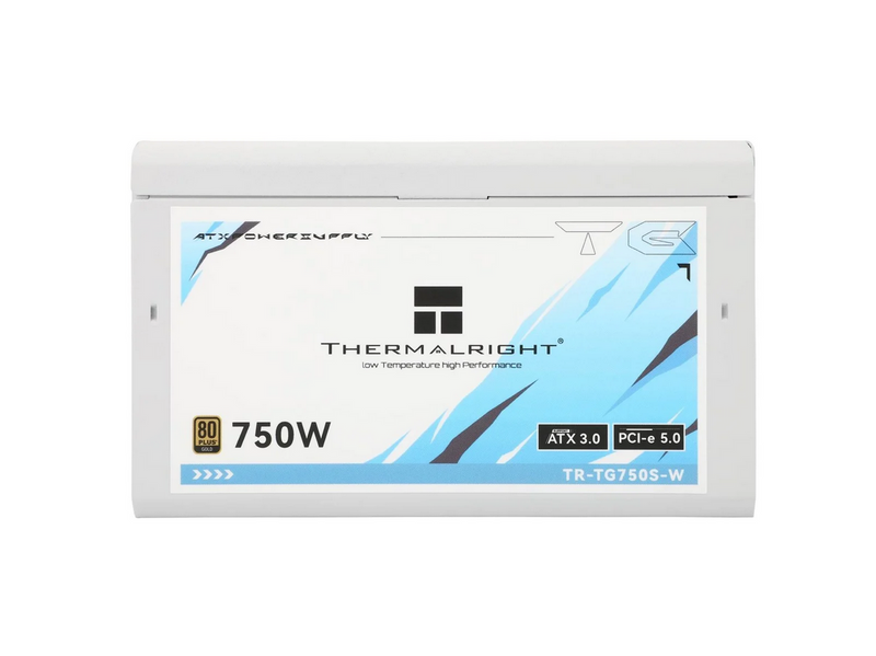 Thermalright TG S (Non-Modular) Weiß - Netzteile - 750 Watt - 120 mm - ATX 3.0 - 80 Plus Gold zertifiziert