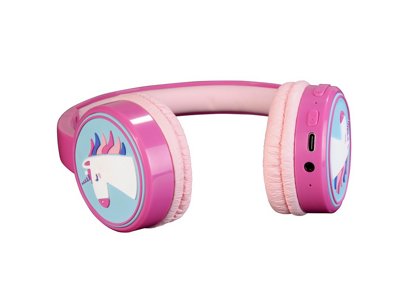 DENVER Kabelloser Kinderkopfhörer - 85dB Max - Rosa
