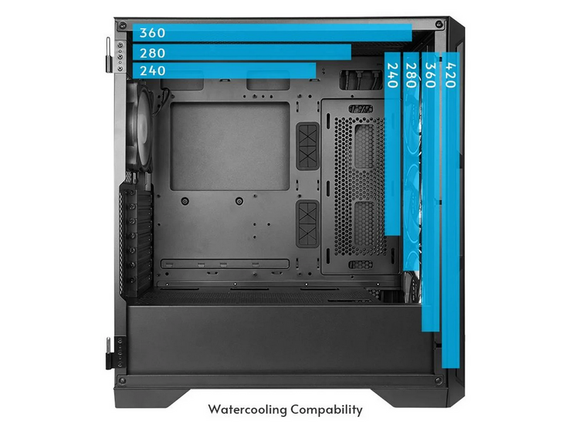 Chieftec Gamer Series APEX AIR - Gehäuse - Tower - Schwarz
