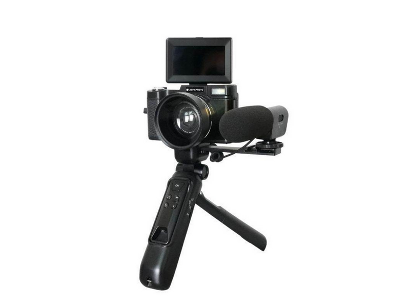 Agfa Realishot Vlogging Camera - 4K-Video - 16x Digital Zoom - Black