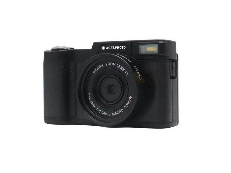 Agfa Realishot Vlogging Camera - 4K-Video - 16x Digital Zoom - Black