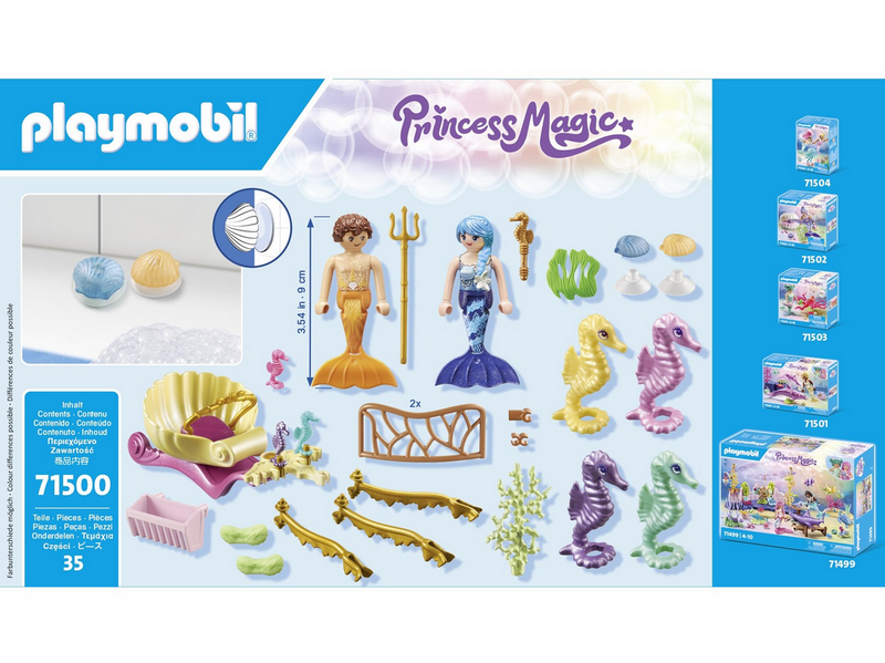 Playmobil Fantasie & Magie - Meerjungfrau-Seepferdchen-Kutsche