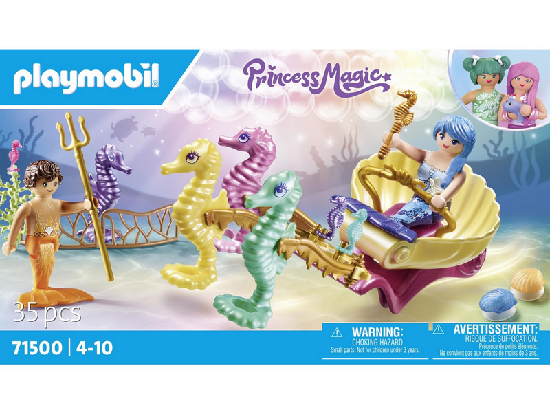 Playmobil Fantasie & Magie - Meerjungfrau-Seepferdchen-Kutsche