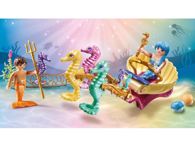 Playmobil Fantasie & Magie - Meerjungfrau-Seepferdchen-Kutsche