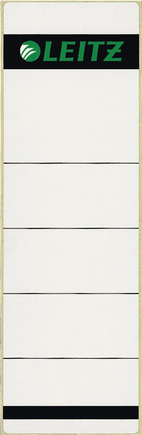LEITZ Rückenschilder für Standard- und Hartpappe-Ordner - grau