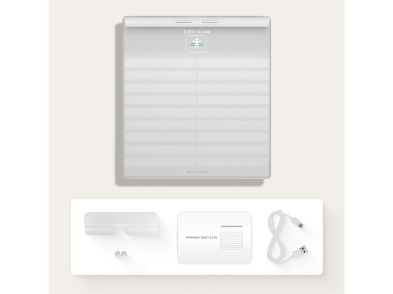 Withings Analysewaage Body Scan - White