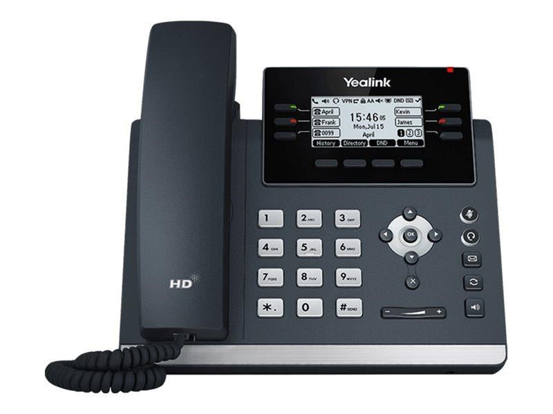 Yealink SIP-T42U - VoIP phone with caller ID - 5-way call capability