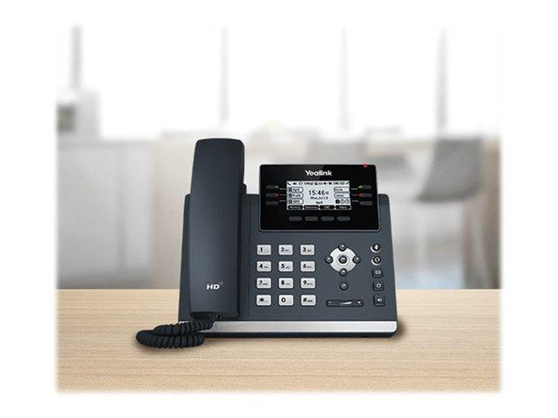 Yealink SIP-T42U - VoIP phone with caller ID - 5-way call capability