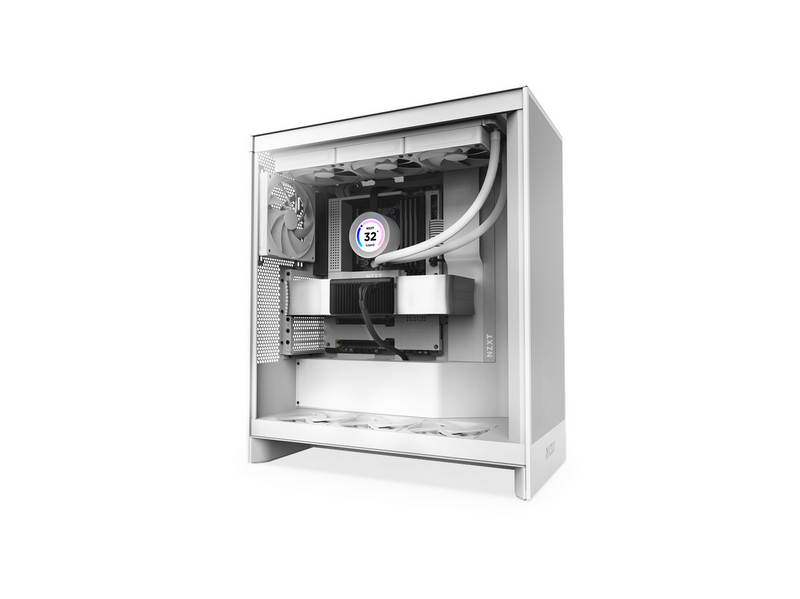 NZXT H7 Flow (2024) - All White - Gehäuse - Miditower - Weiß
