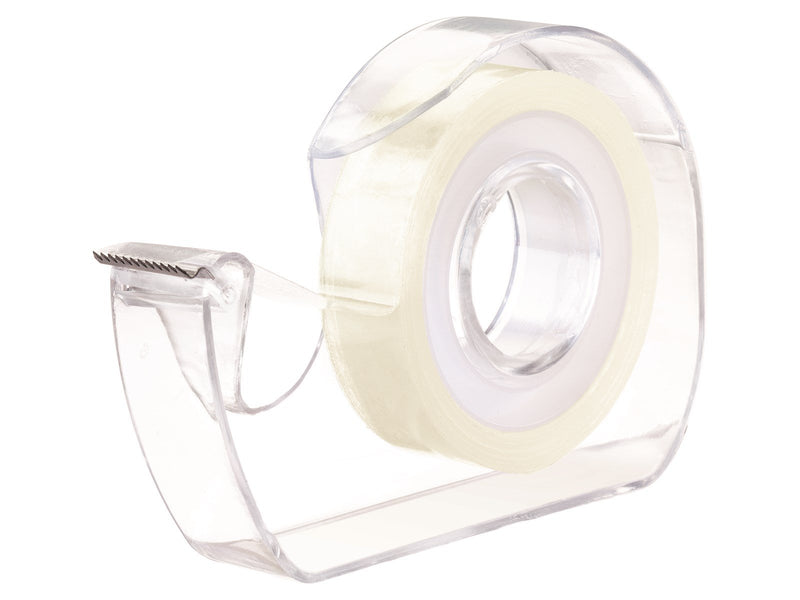 tesa film double-sided tape 7.5m x 12mm Transparent  + dispenser
