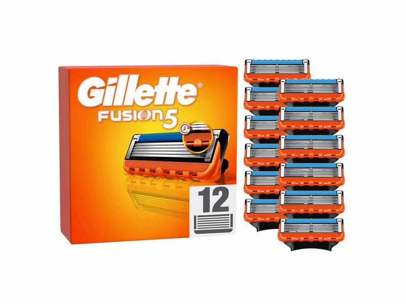 Gillette Fusion Manual Razor Blades (12-Pack)