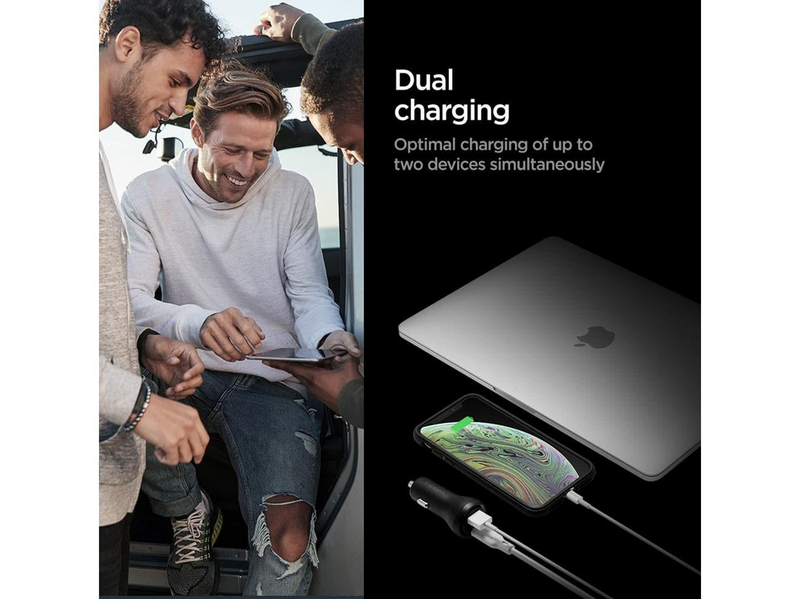 Spigen Car Charger F31QC USB-C PD 3.0 QC Total 48W
