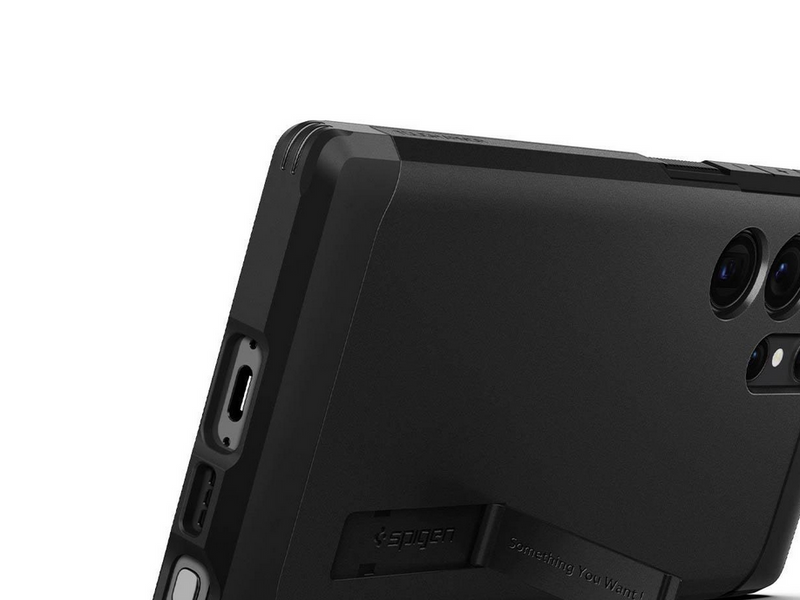 Spigen Tough Armor - black - Samsung Galaxy S23 Ultra