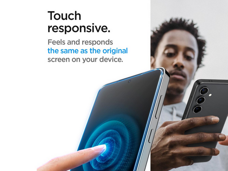 Spigen Glass tR EZ Fit HD Transparency 2 Pack - Samsung Galaxy S25/S24
