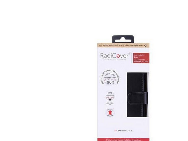 Radicover Wallet Case 2-in-1 Black - iPhone 13 Mini