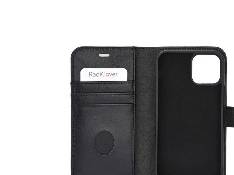 Radicover Wallet Case Black - iPhone 12 / 12 Pro