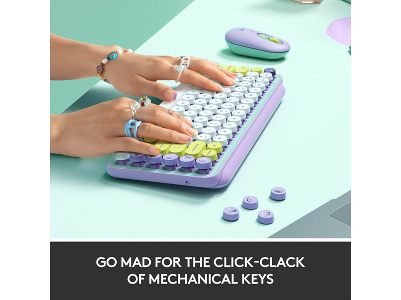 Logitech POP Keys - Tastaturen - Universal - Grün