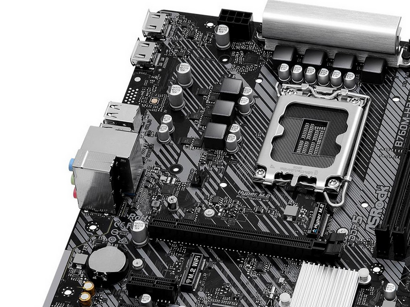 ASRock B760M-H2/M.2 Mainboard - Intel B760 - Intel LGA1700 - DDR5 RAM - Micro-ATX