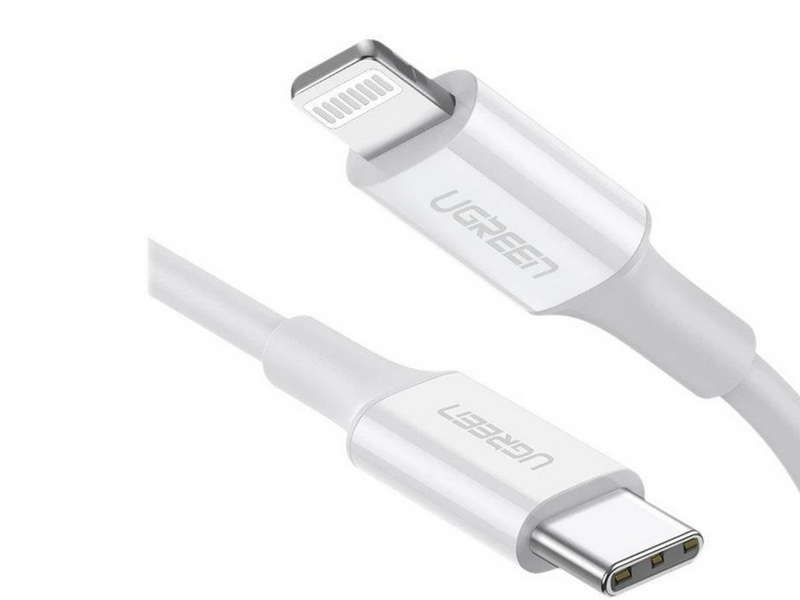 UGREEN USB-C <-> Lightning - 2m - Weiß