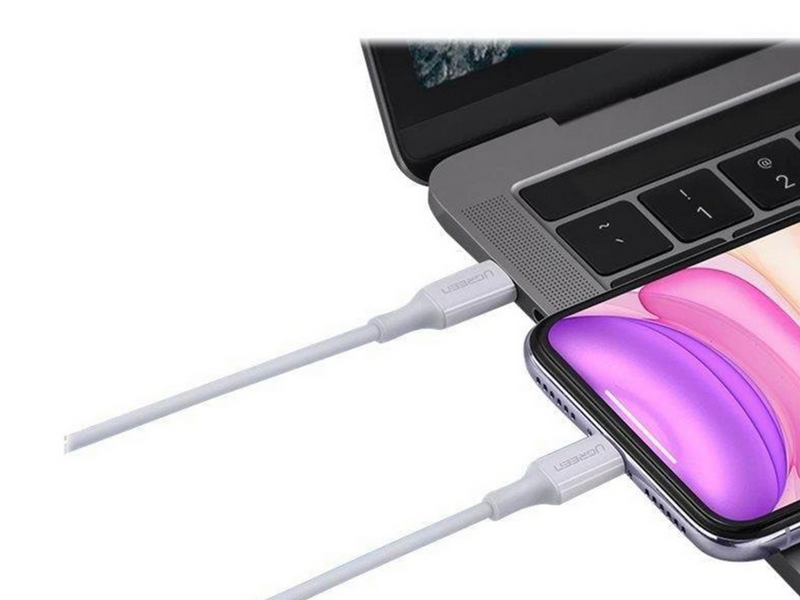 UGREEN USB-C <-> Lightning - 2m - Weiß