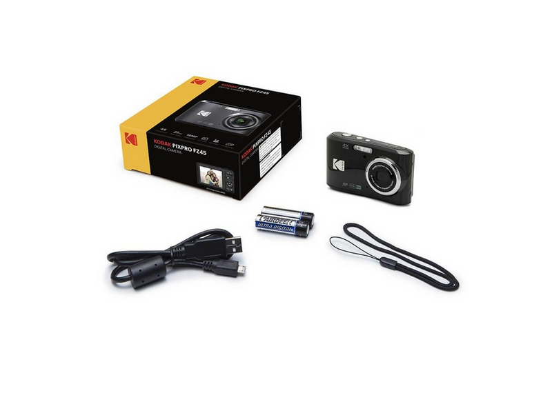 KODAK Pixpro Friendly Zoom FZ45 Black - Compact Digital Camera
