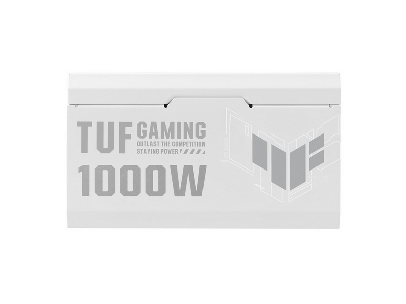 ASUS TUF GAMING 1000G - White Netzteile - 1000 Watt - 135 mm - ATX 3.1 - 80 Plus Gold zertifiziert