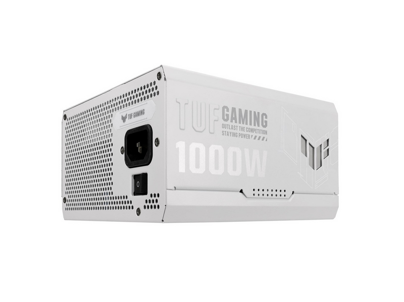 ASUS TUF GAMING 1000G - White Netzteile - 1000 Watt - 135 mm - ATX 3.1 - 80 Plus Gold zertifiziert