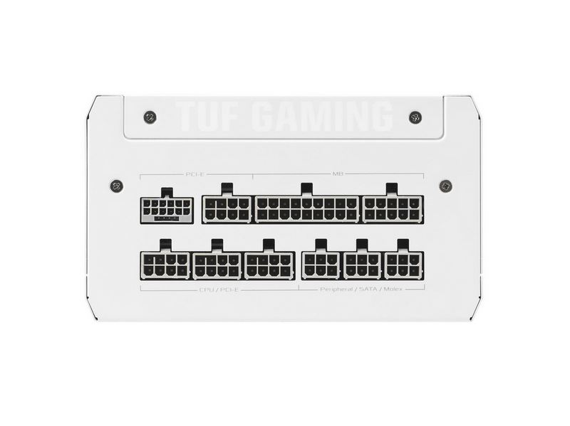 ASUS TUF GAMING 1000G - White Netzteile - 1000 Watt - 135 mm - ATX 3.1 - 80 Plus Gold zertifiziert