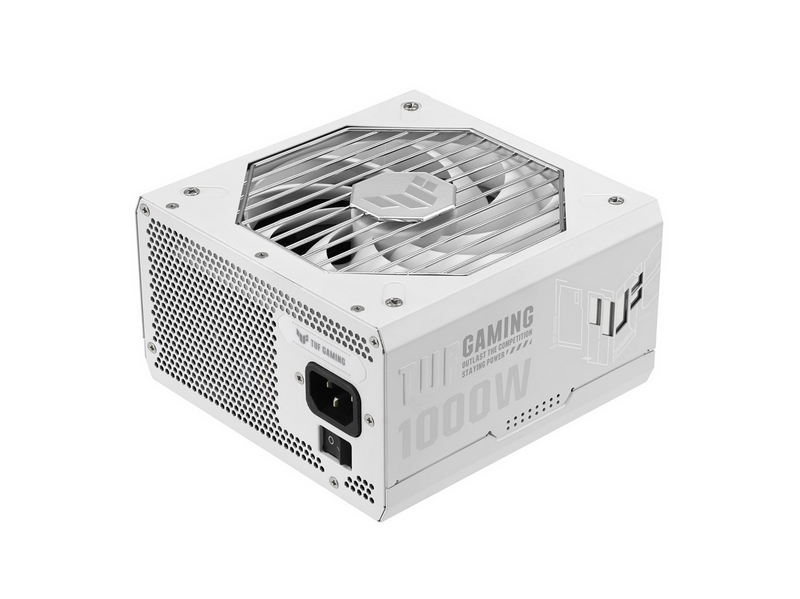ASUS TUF GAMING 1000G - White Netzteile - 1000 Watt - 135 mm - ATX 3.1 - 80 Plus Gold zertifiziert