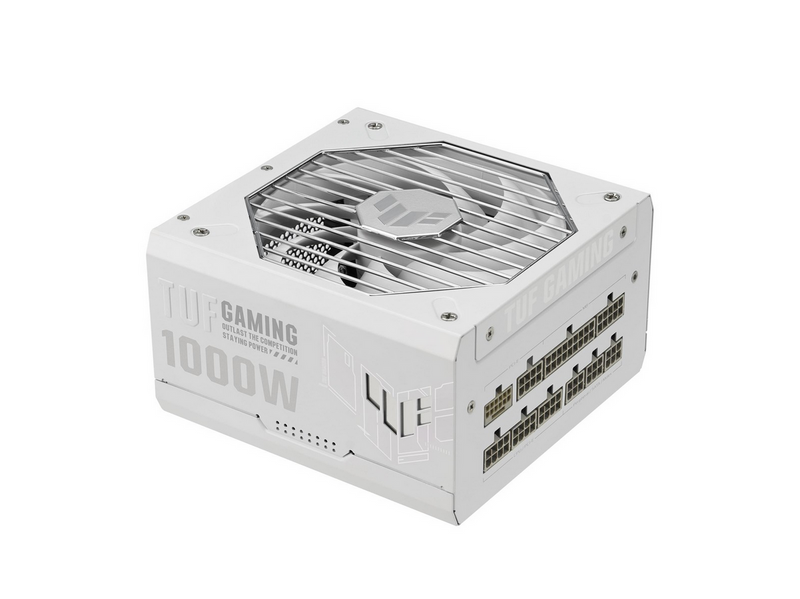 ASUS TUF GAMING 1000G - White Netzteile - 1000 Watt - 135 mm - ATX 3.1 - 80 Plus Gold zertifiziert