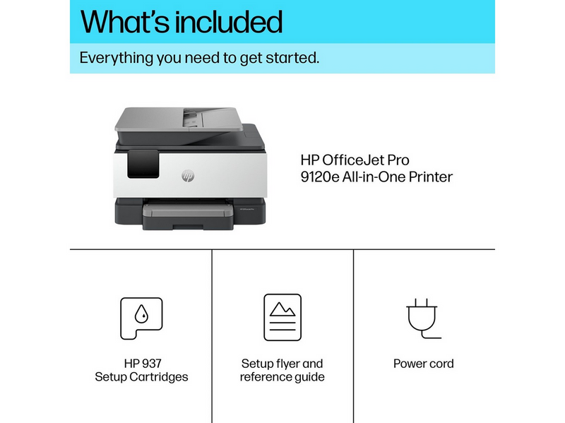 HP Officejet Pro 9120e All in One Multifunktion - Farbe - Tinte