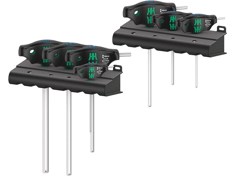 Wera 454/7 HF Set 1 screwdriver set T-handle screwdrivers Hex-Plus with holding function 7 pieces