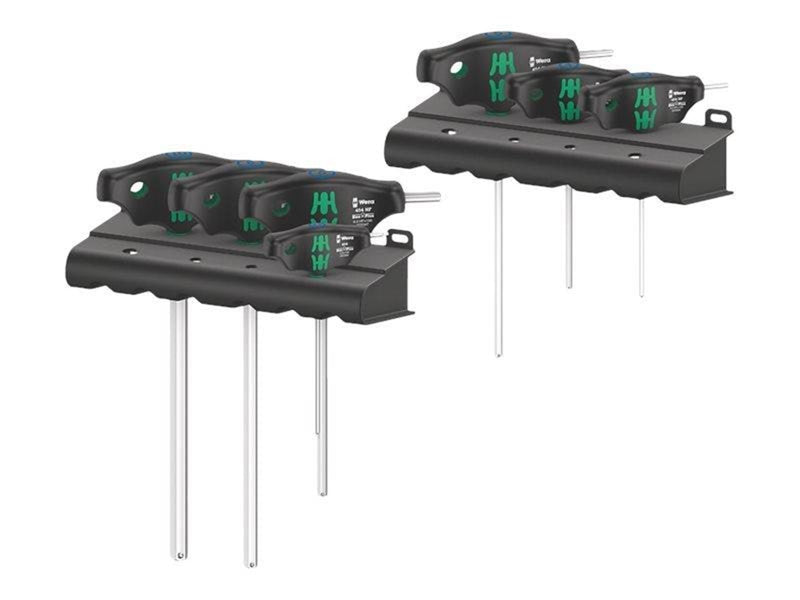 Wera 454/7 HF Set 1 screwdriver set T-handle screwdrivers Hex-Plus with holding function 7 pieces