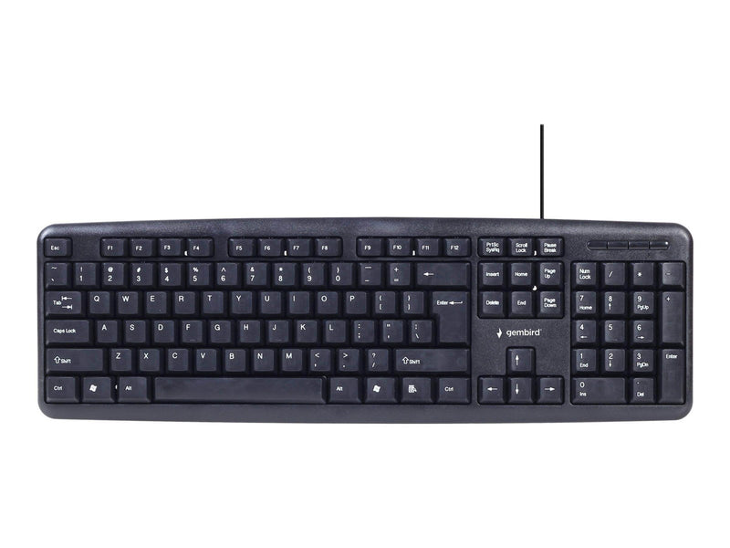 Gembird KBS-UO4-01 - 4-in-1 office kit - keyboard mouse headset and mouse pad set - QWERTY - US - Tastatur-, Maus-, Headset- und