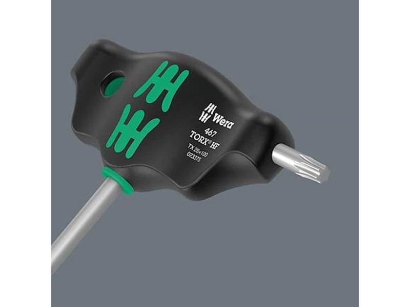Wera 467 TORX HF T-handle screwdriver with holding function TX 30 x 200 mm