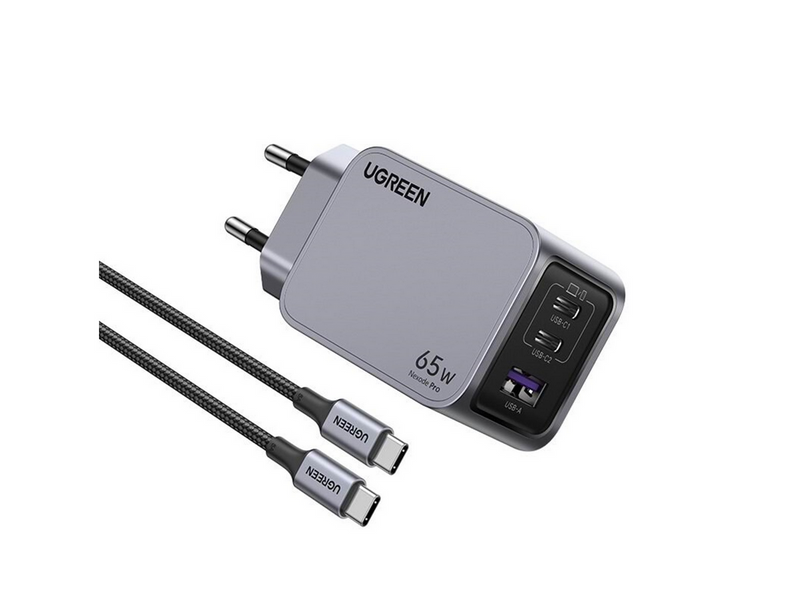 UGREEN Nexode Pro 65w 3-Port Gan Fast Charger