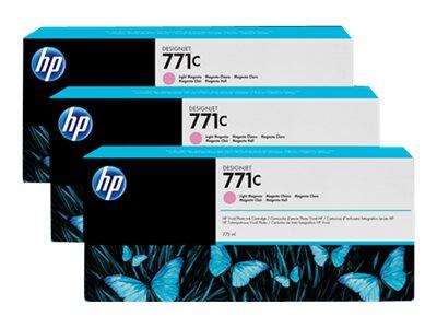 HP Original 771C Druckerpatrone 3x magenta hell 775ml (B6Y35A)