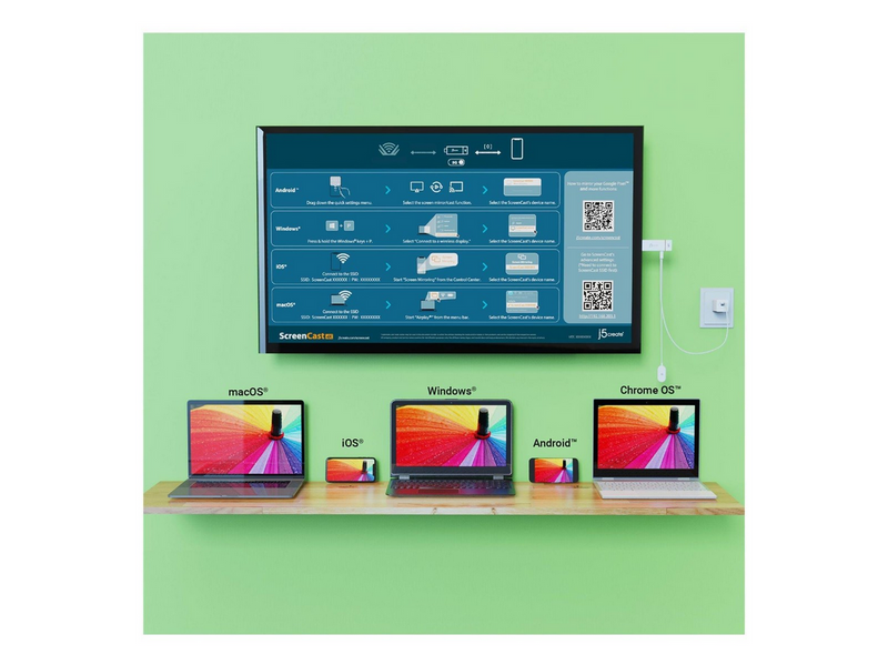 j5create ScreenCast 4K Wireless Display Adapter
