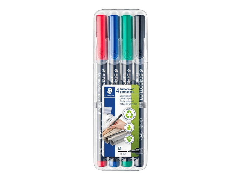 Staedtler Universal pen Lumocolor perm M 4pcs