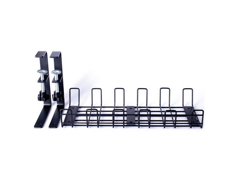 Desire2 Deskmate Cable Basket Clamp Mount Black