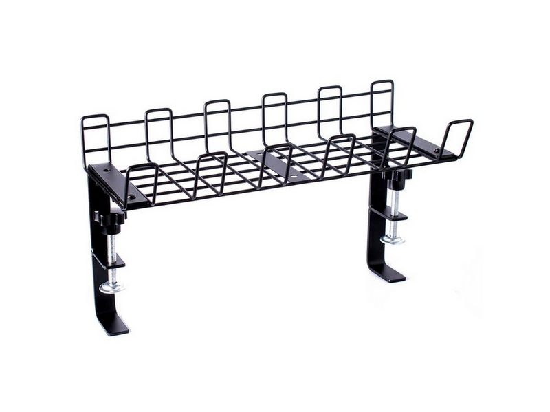 Desire2 Deskmate Cable Basket Clamp Mount Black