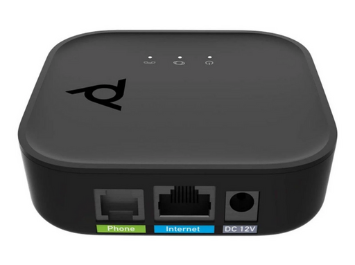Poly ATA 400 1FXS Voice Port VoIP Adapter with Open SIP and Power Supply (8F3H4AA)