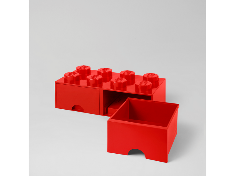LEGO BRICK DRAWER 8 - RED