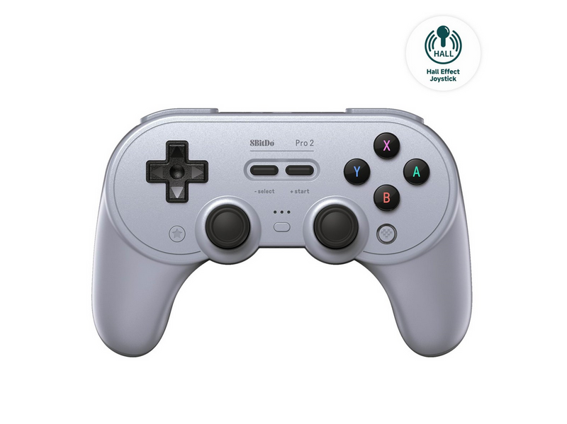 8BitDo PRO 2 (Hall Effect) - Grau - Wireless Controller - Android